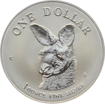 Australien 1 Dollar 1995 Känguru - 1 Unze Feinsilber